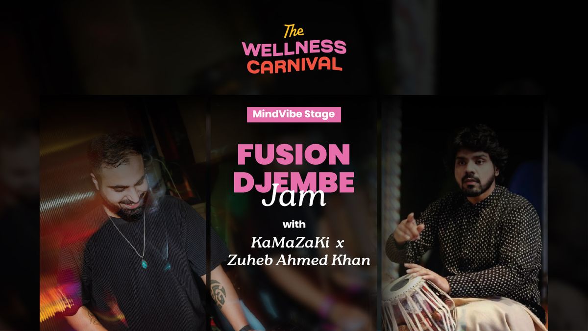 Fusion Djembe Jam DJ Healing Party by DJ KaMaZaKi and Zuheb Ahmed Khan