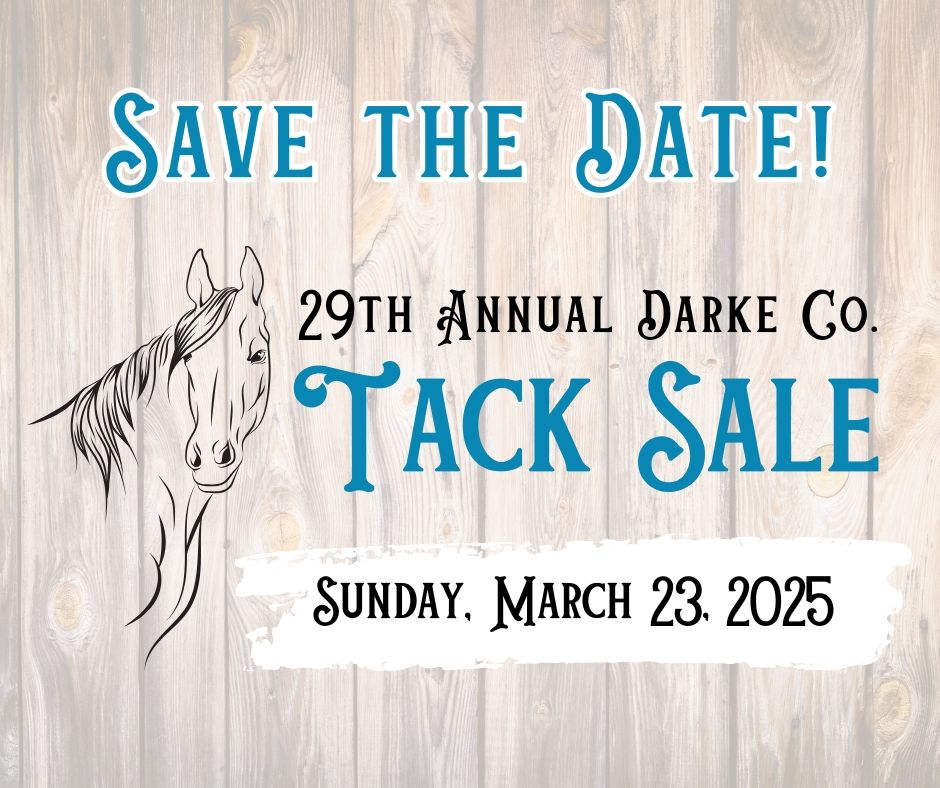 2025 Darke Co. Tack Sale