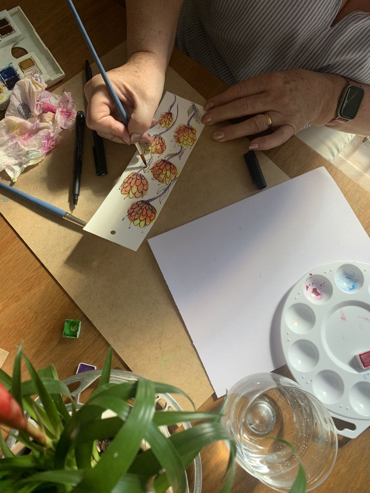 Loose botanical Watercolour workshop with Melissa Gilliver