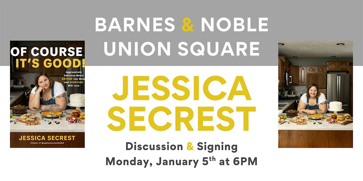 Jessica Secrest celebrates OF COURSE IT'S GOOD at B&N Union Square
