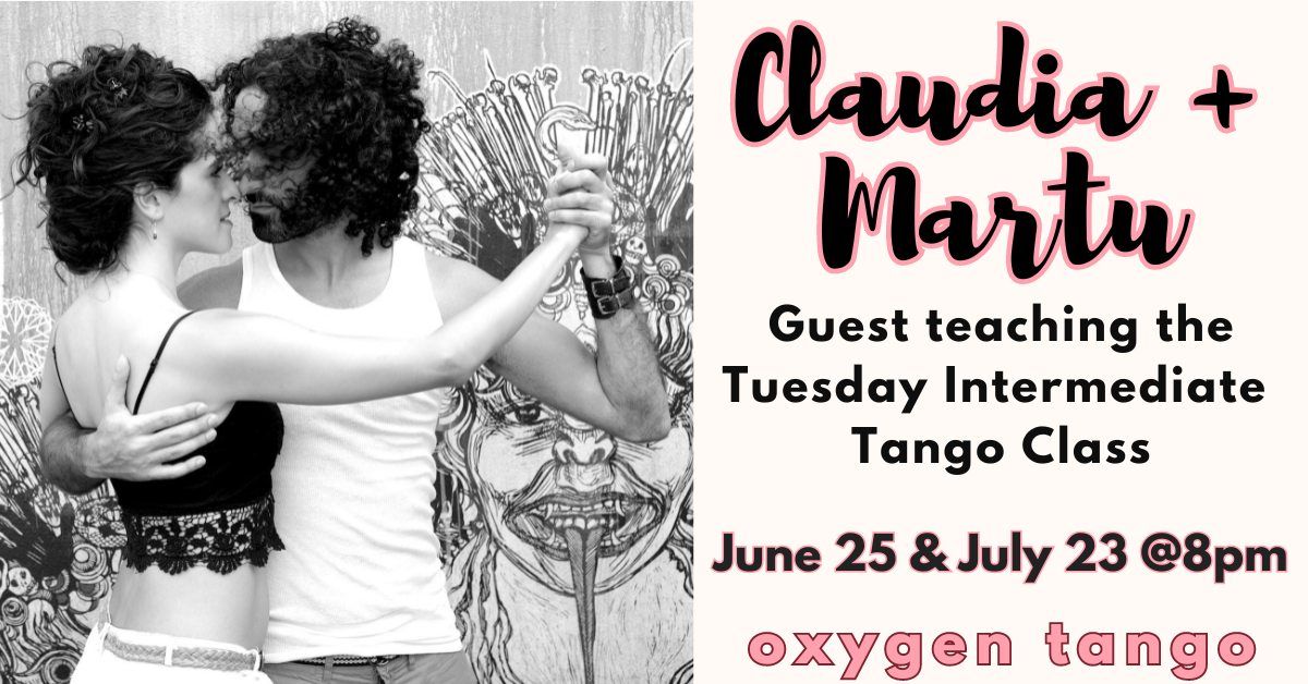 Claudia + Martu guest teaching Tuesday intermediate class 