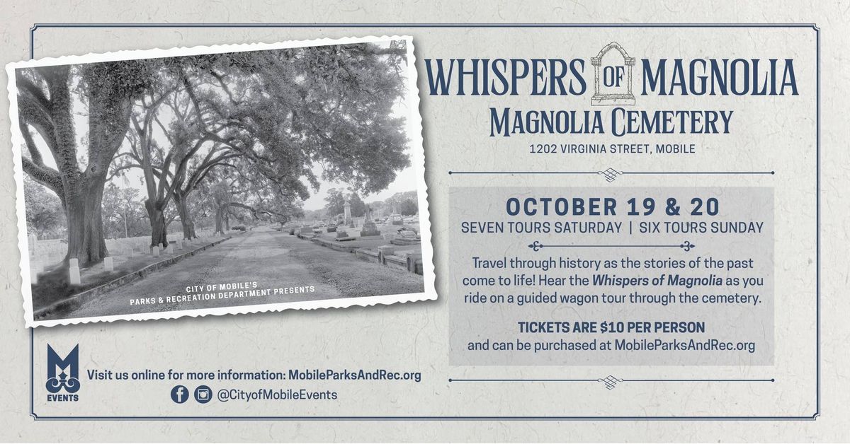 Whispers of Magnolia: Cemetery Tours