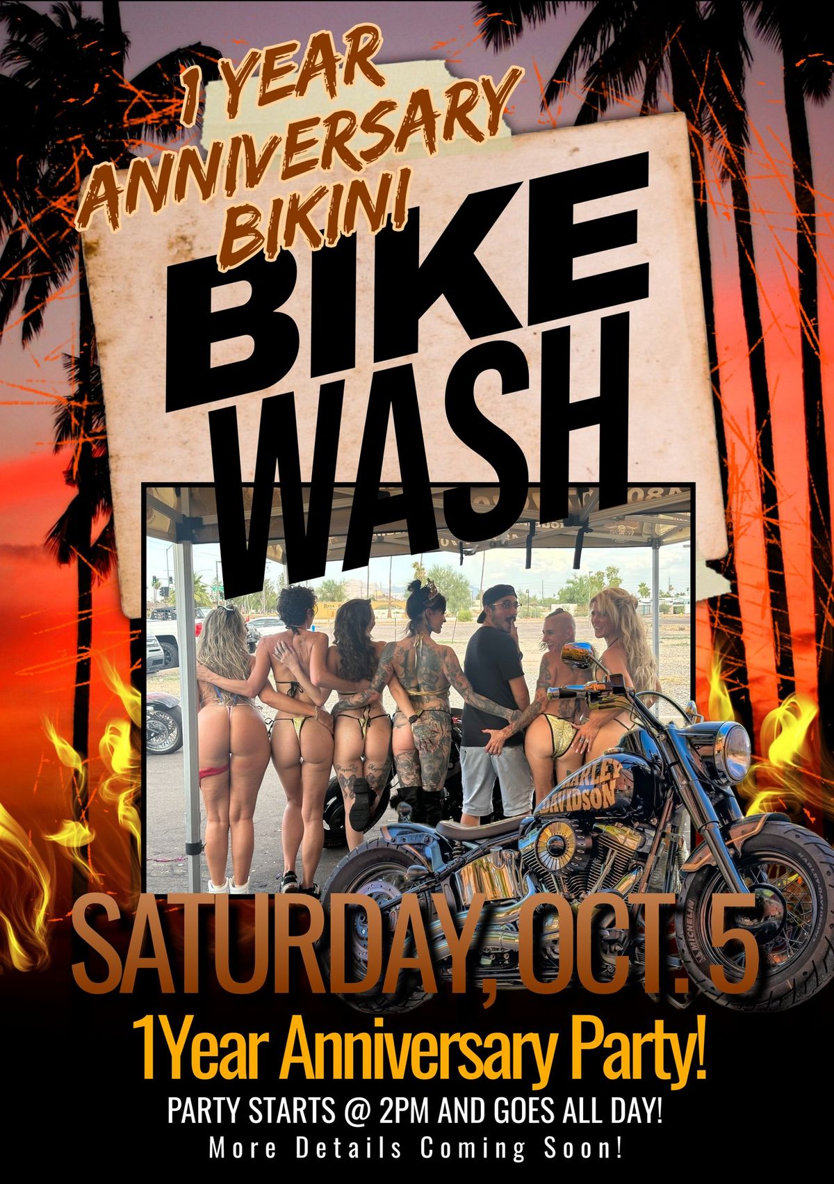 1 Year Anniversary Bikini Bike Wash Bash! 