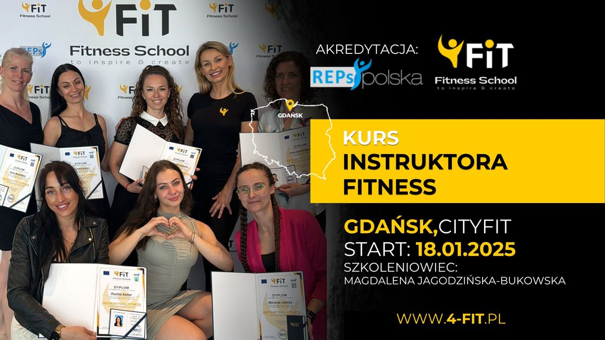 Kurs INSTRUKTORA FITNESS | Gda\u0144sk | REPs Polska