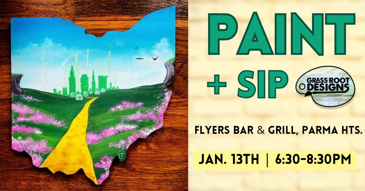 No Place Like Home | Paint + Sip at Flyers!