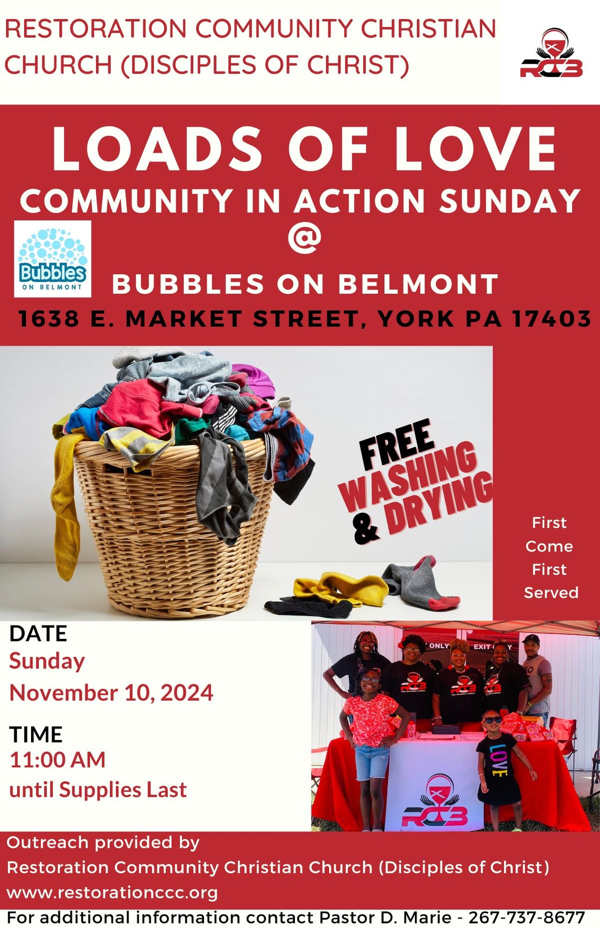 Community in Action Sunday "Loads of Love"