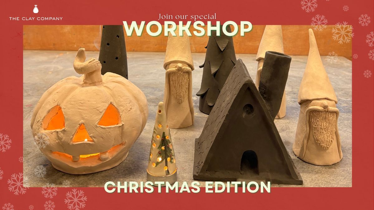 Christmas Pottery Workshop at The Clay Company