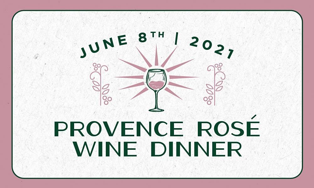Provence Rose Dinner at Heaton's Vero Beach