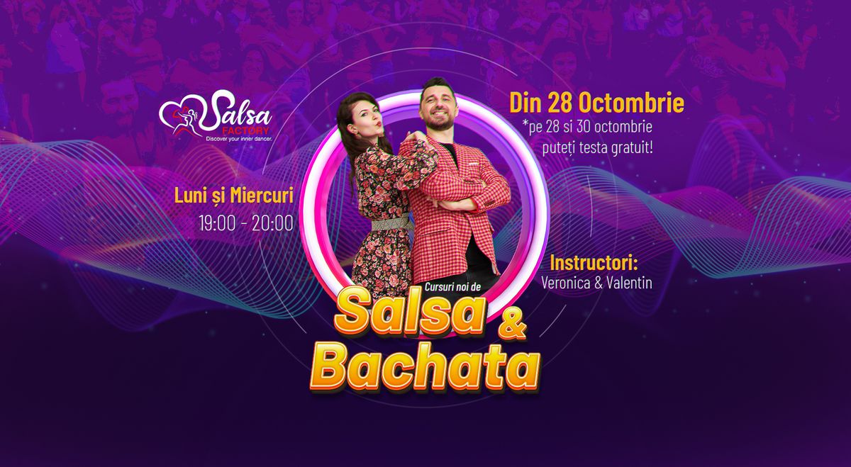 Cursuri noi de Salsa & Bachata pentru incepatori