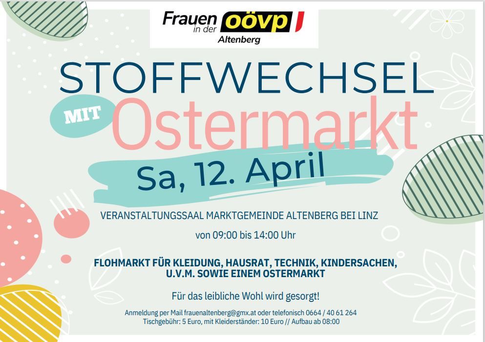 Stoffwechsel mit Ostermarkt