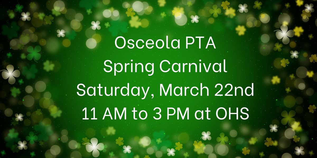 Osceola PTA Spring Carnival