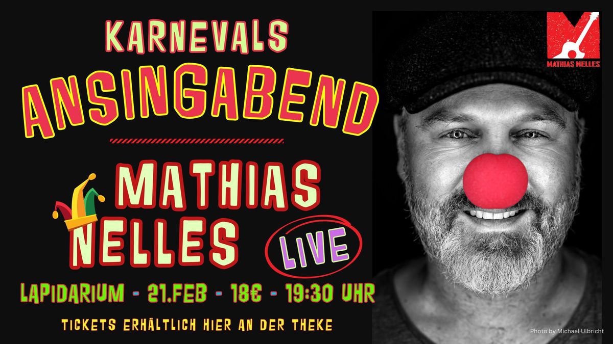 ANSINGABEND 25 FINALE - Mathias Nelles LIVE im LAPIDARIUM