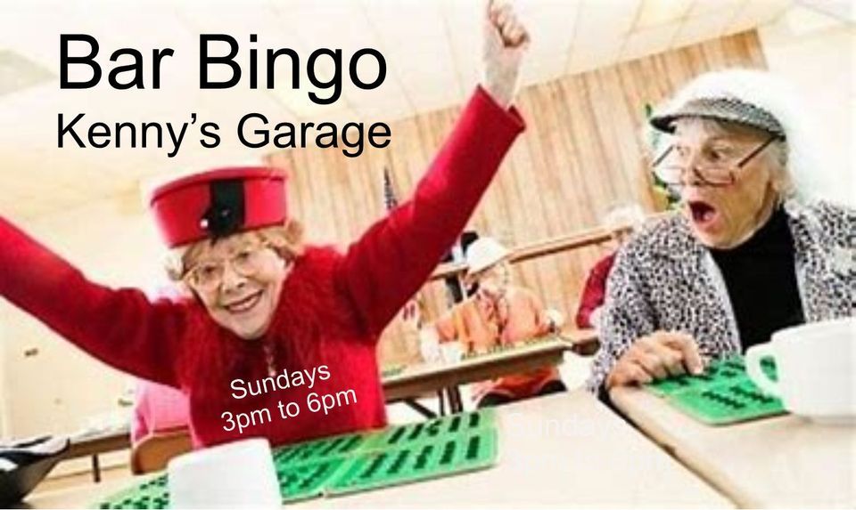 Bar Bingo at Kenny's Garage 