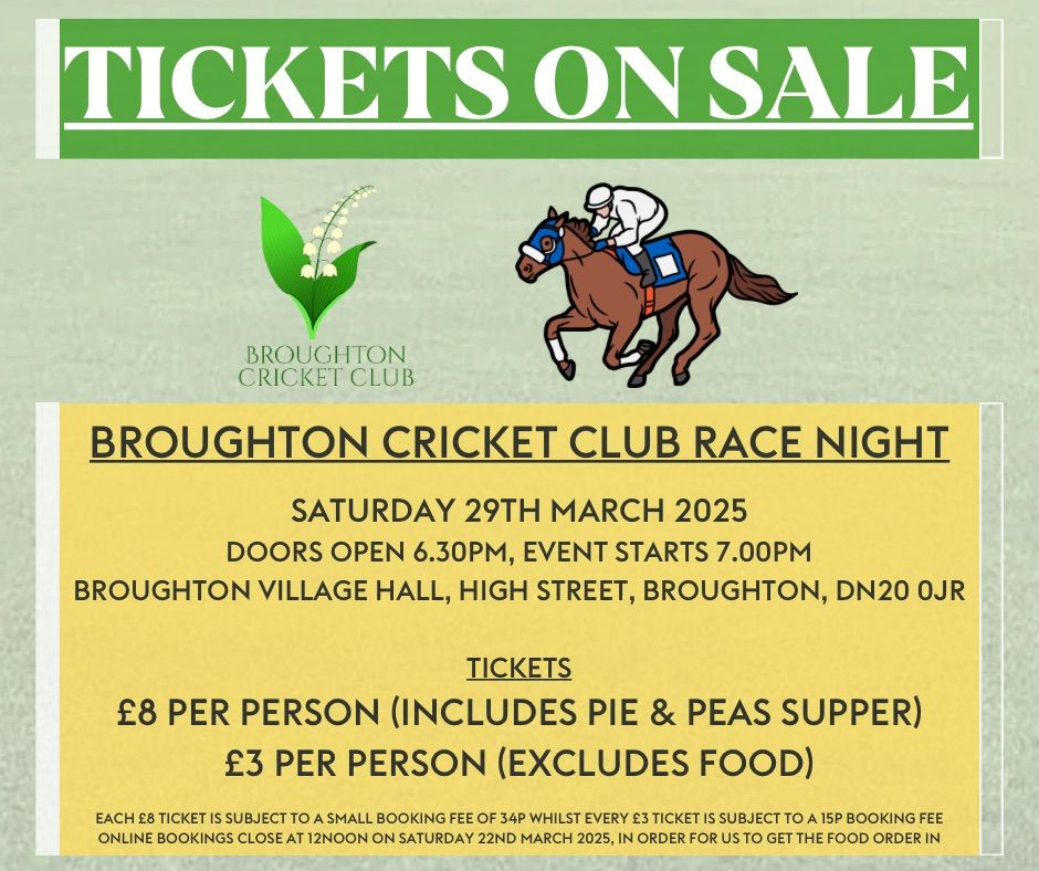 BCC Race Night 2025\ud83c\udfcf\ud83c\udfc7\ud83c\udffc