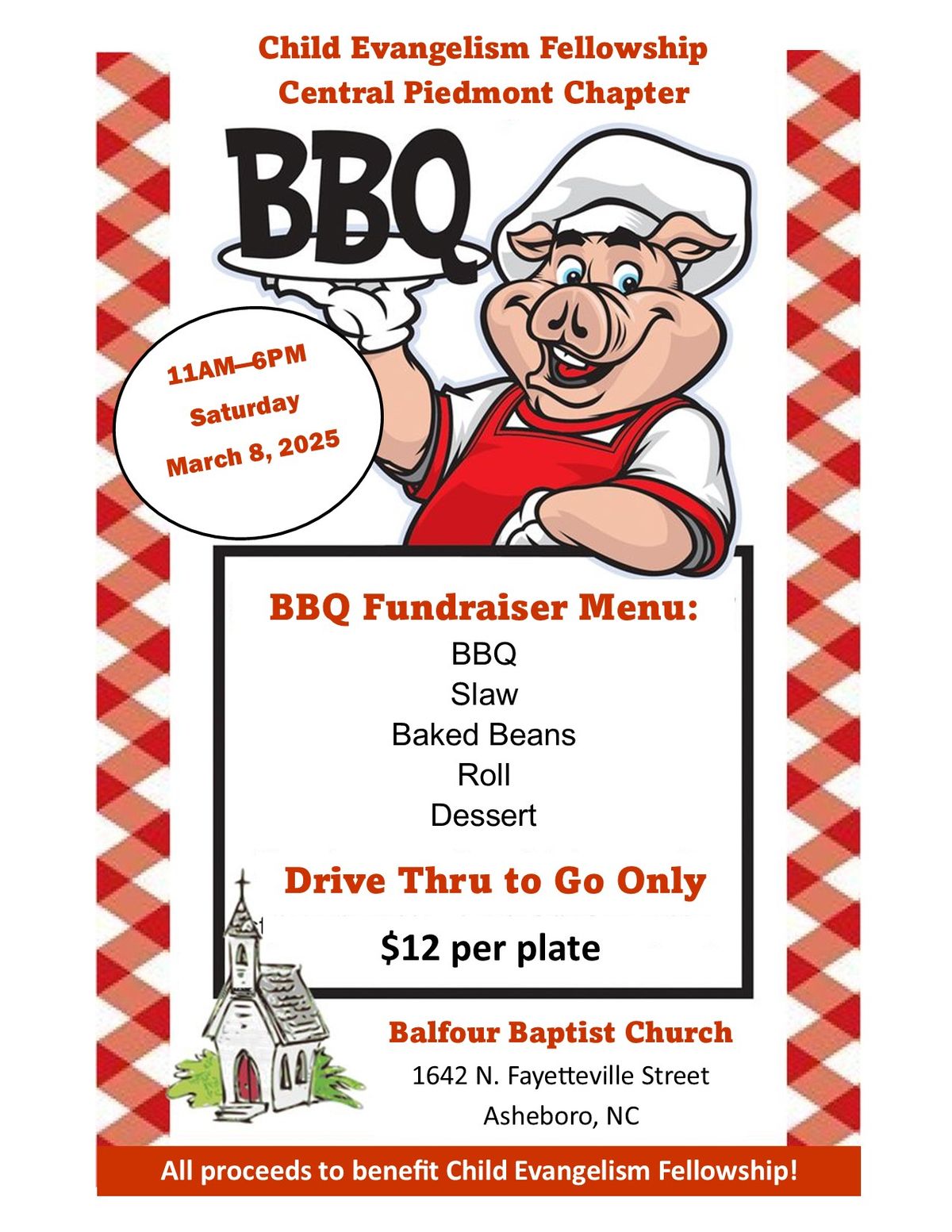 CEF BBQ Fundraiser