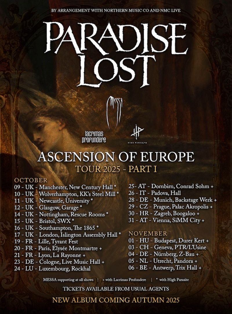 Paradise Lost Wolverhampton Tickets