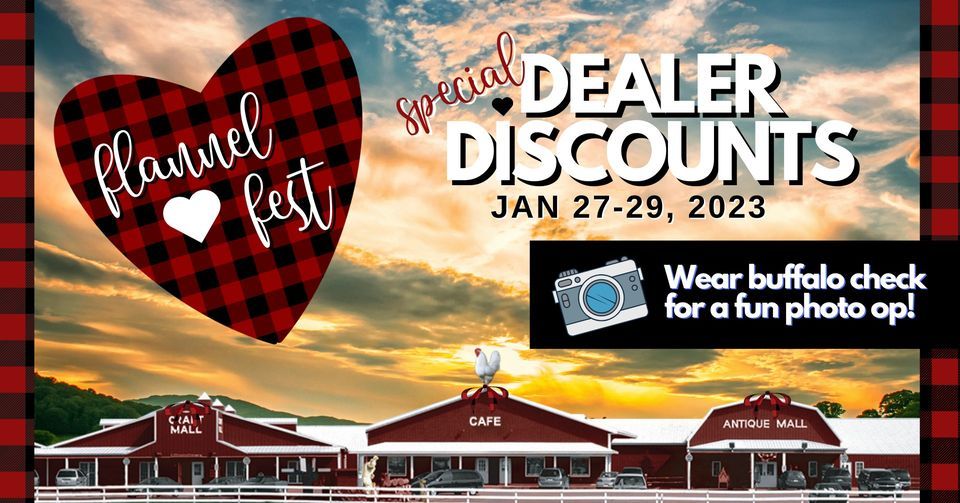 FLANNEL FEST at the Wisconsin Dells Craft & Antique Malls