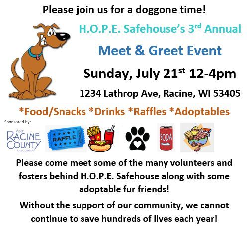 H.O.P.E. Safehouse 3rd Annual Meet & Greet Event