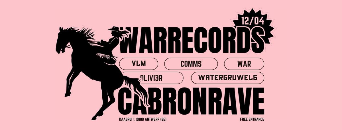 Warrecords x Cabron Rave - Hip Hop to Techno