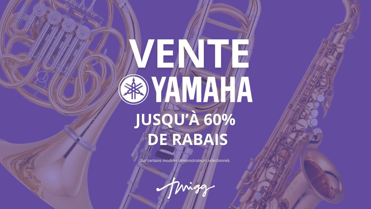 Vente Yamaha 2024 chez Twigg Musique 