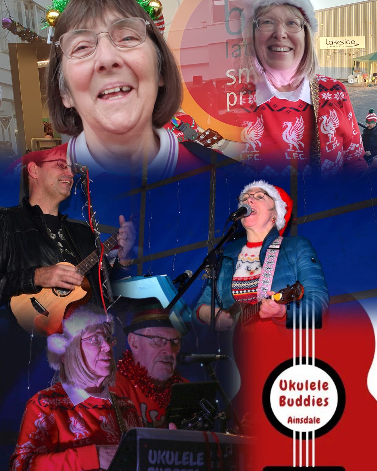 Ukulele Buddies ay North Meols Tennis Club 5 years celebrations headline show