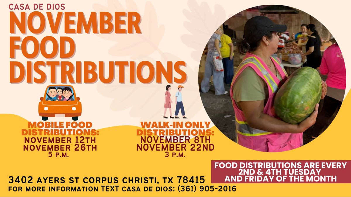 Free Food Distribution \/ Distribucion de Comida Gratis