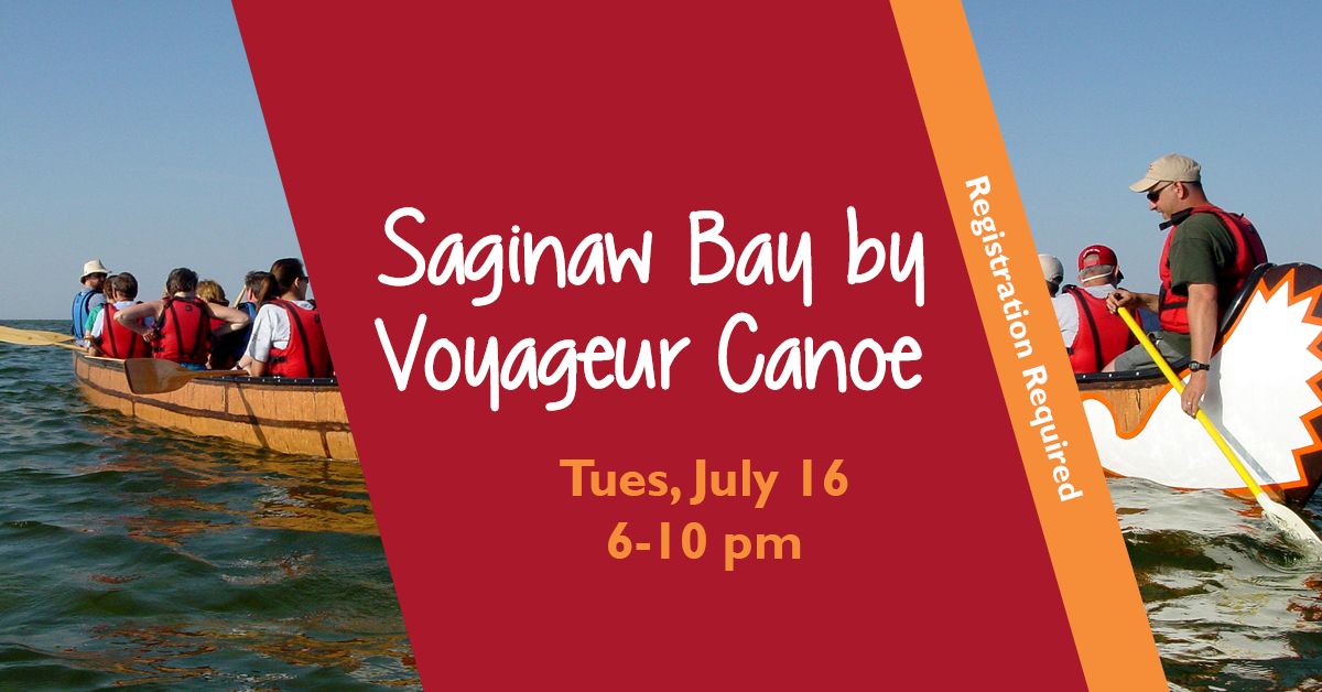 Saginaw Bay by Voyageur Canoe