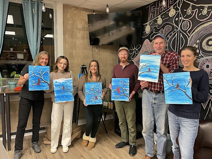 Paint and Sip with MK, The Huddle RI, Newport, 26 April 2023