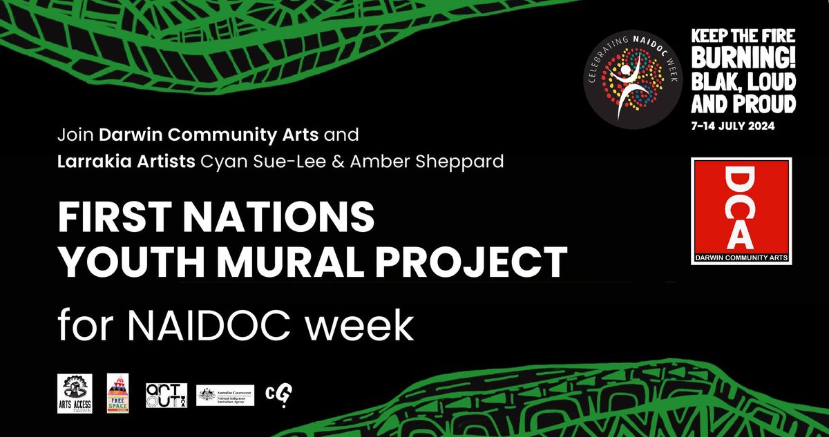 Spirit Mural Workshop for Larrakia & First Nations Youth