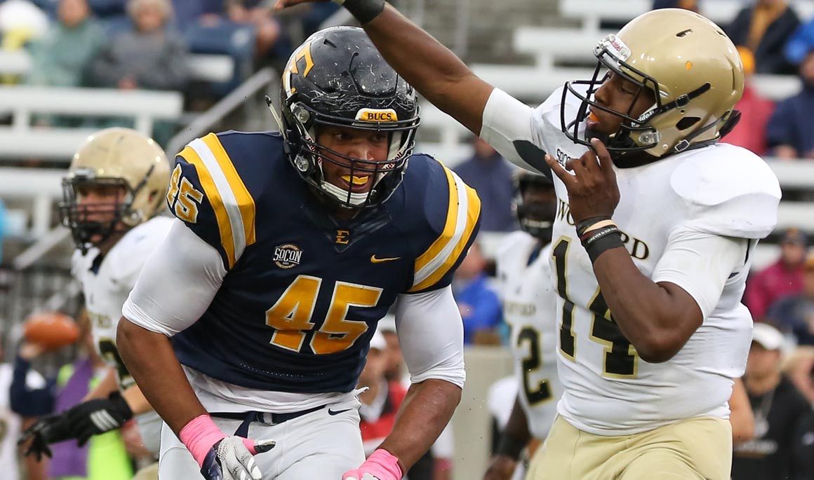 East Tennessee State Buccaneers at Wofford Terriers Football