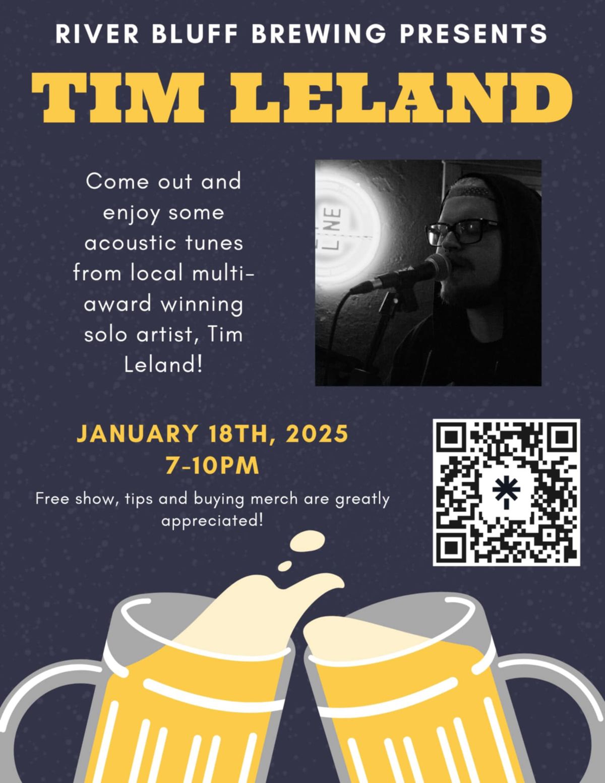 Tim Leland at River Bluff Brewing!