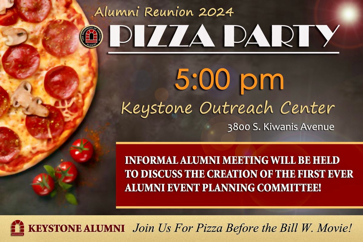 Alumni Reunion Pizza Party