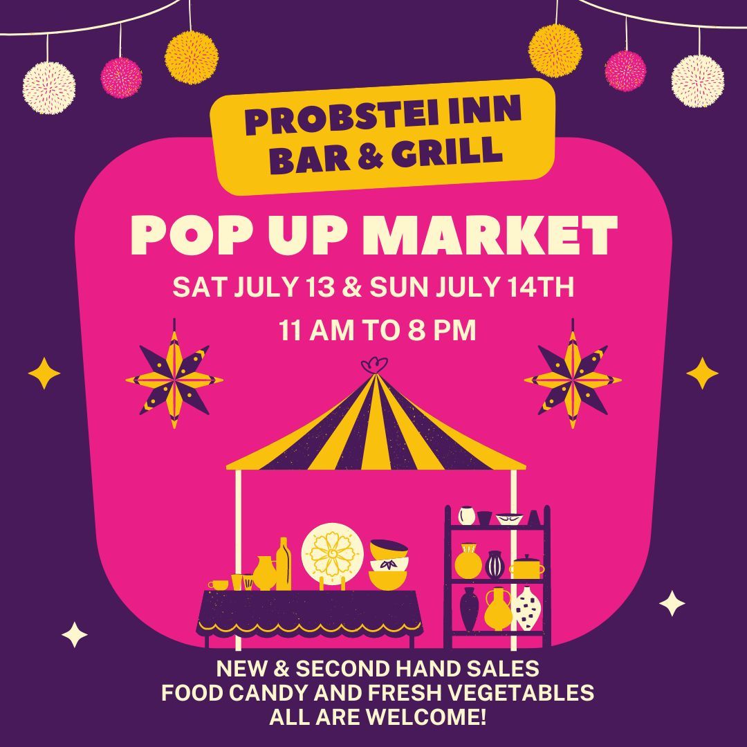 Pop Up Market at Probstei Inn Bar and Grill