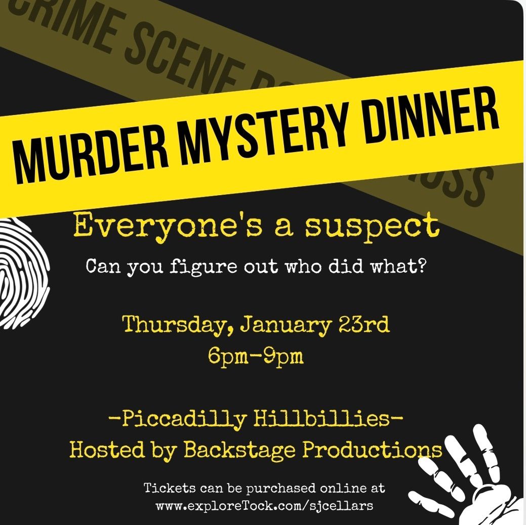 Murder Mystery 4 Course Dinner