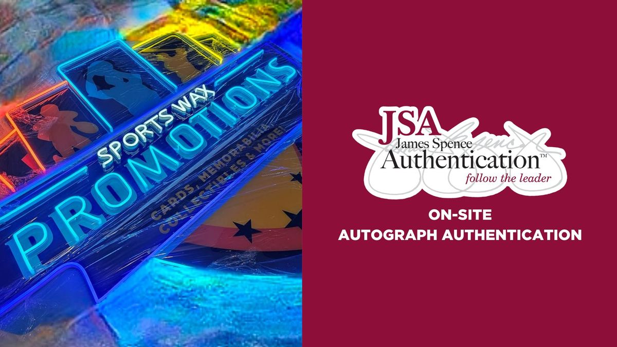 JSA at the Charlotte Sports Card Show by Sports Wax Promotions