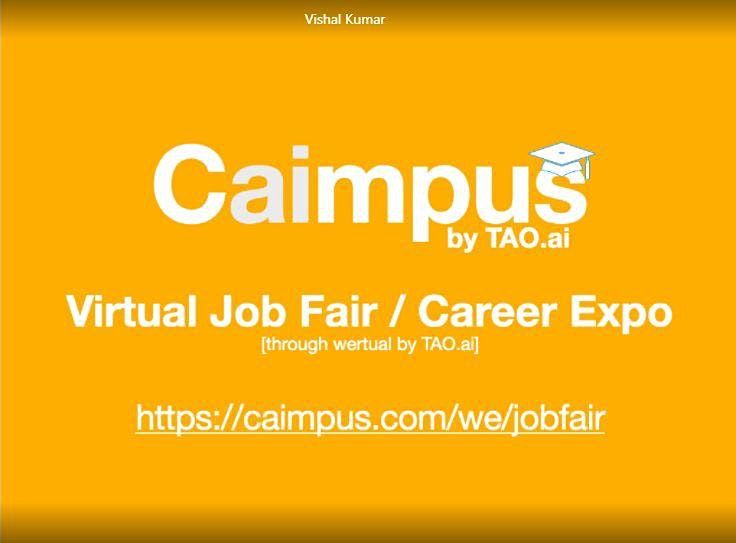 #Caimpus Virtual Job Fair\/Career Expo #College #University Event#Denver