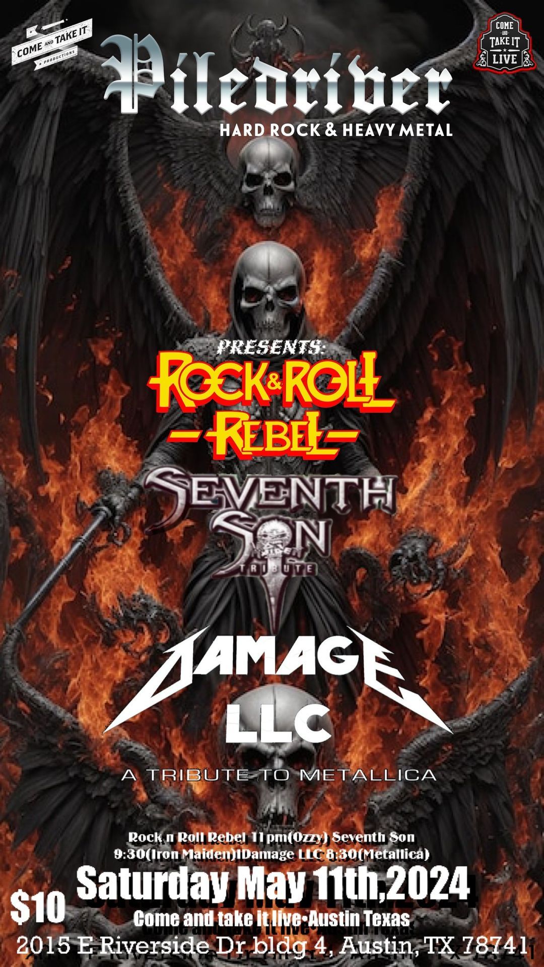 Rock & Roll Rebel, Seventh Son, Damage LLC