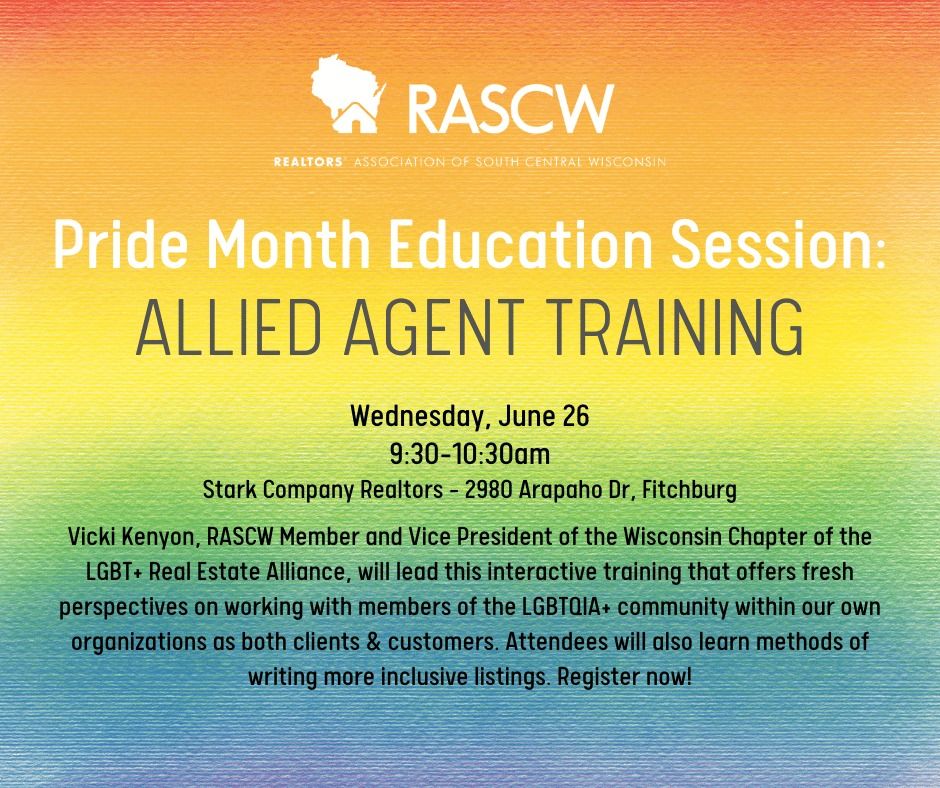 Pride Month Education Session: Allied Agent Training