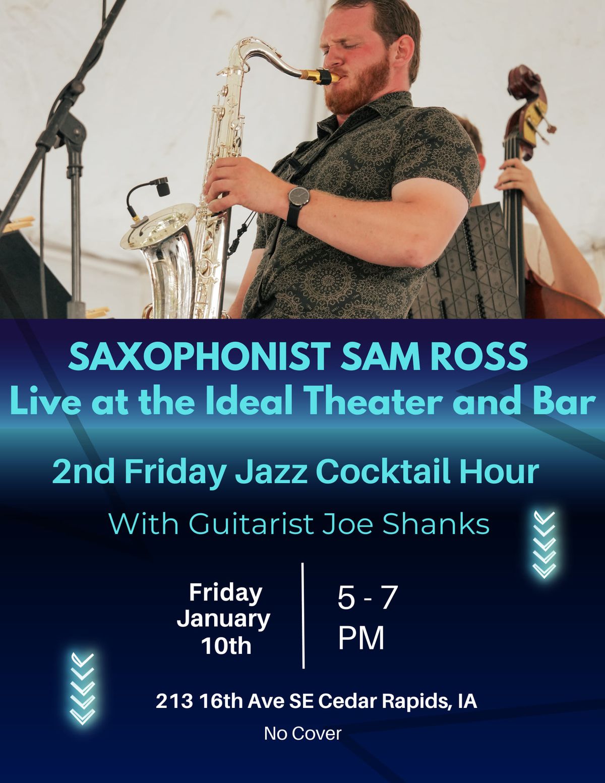 Saxophonist Sam Ross at the Ideal Theater 