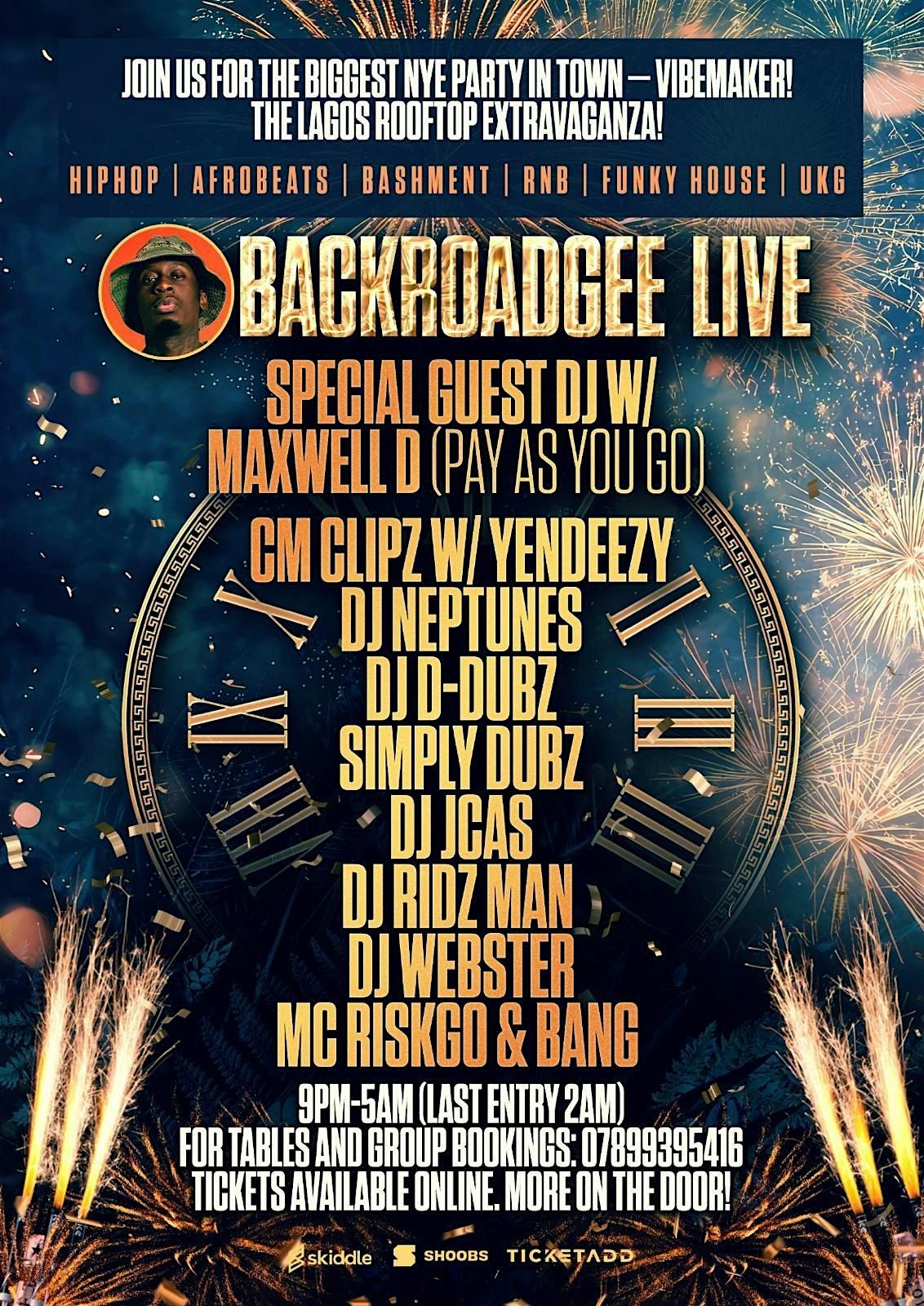 THE BIGGEST NYE PARTY IN TOWN \u2013 LAGOS ROOFTOP EXTRAVAGANZA!