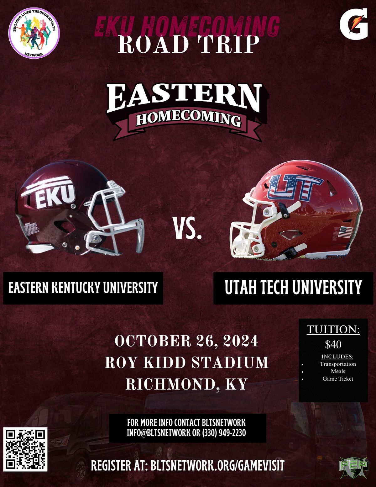 2024 Eastern Kentucky University Homecoming Road Trip