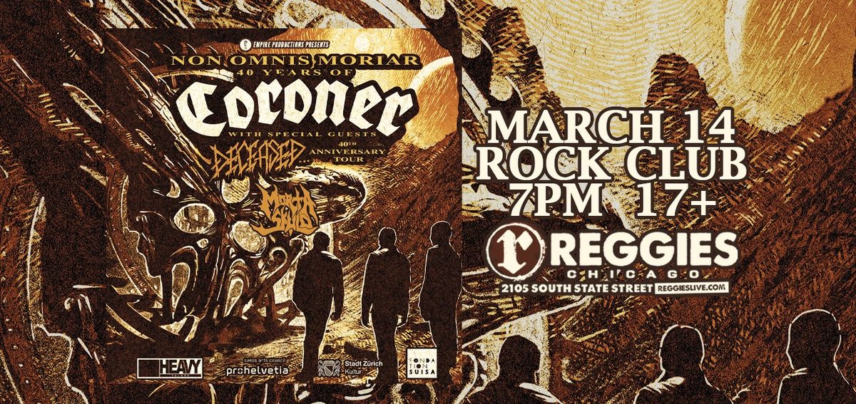 Coroner \/ Deceased \/ Morta Skuld at Reggies Rock Club