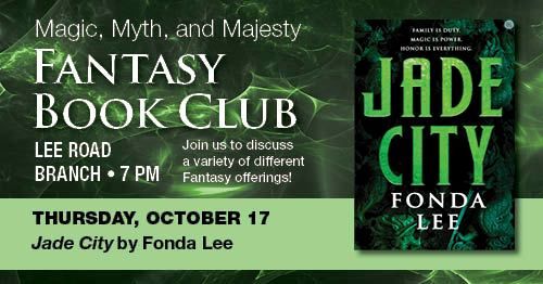 Fantasy Book Club: Jade City by Fonda Lee