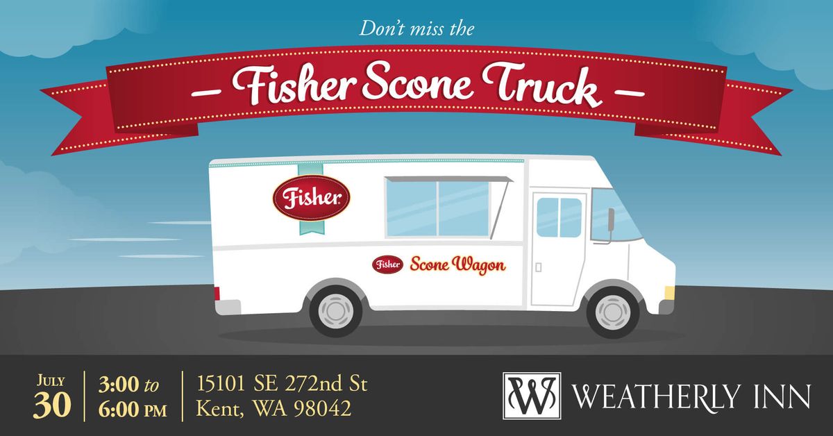 Fisher Scone Truck at Weatherly Inn Kent!