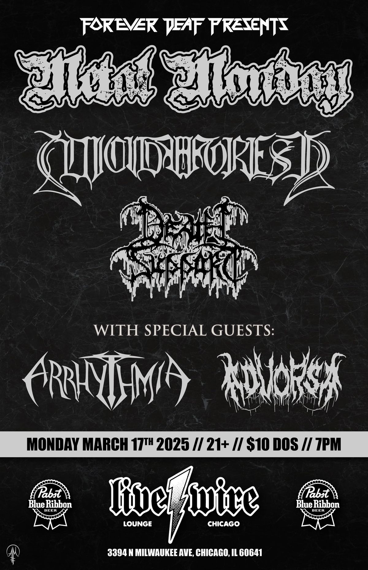 Suicide Forest & Death Support w\/ Arrhythmia & Advorsa