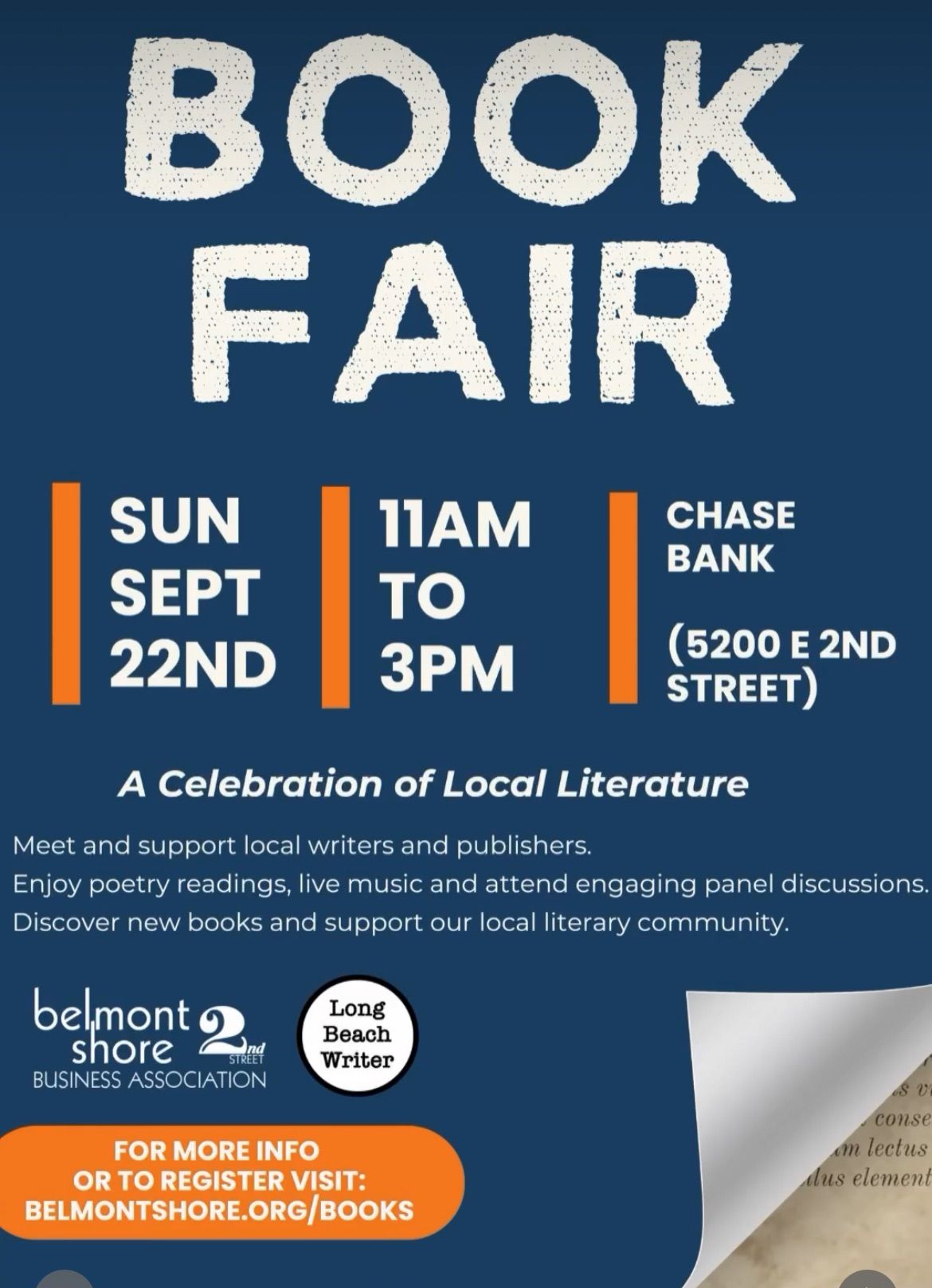 Book Fair in Belmont Shore 