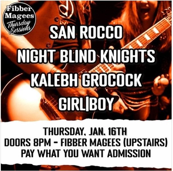 Night Blind Knights Live! Thursday Sessions in Fibbers