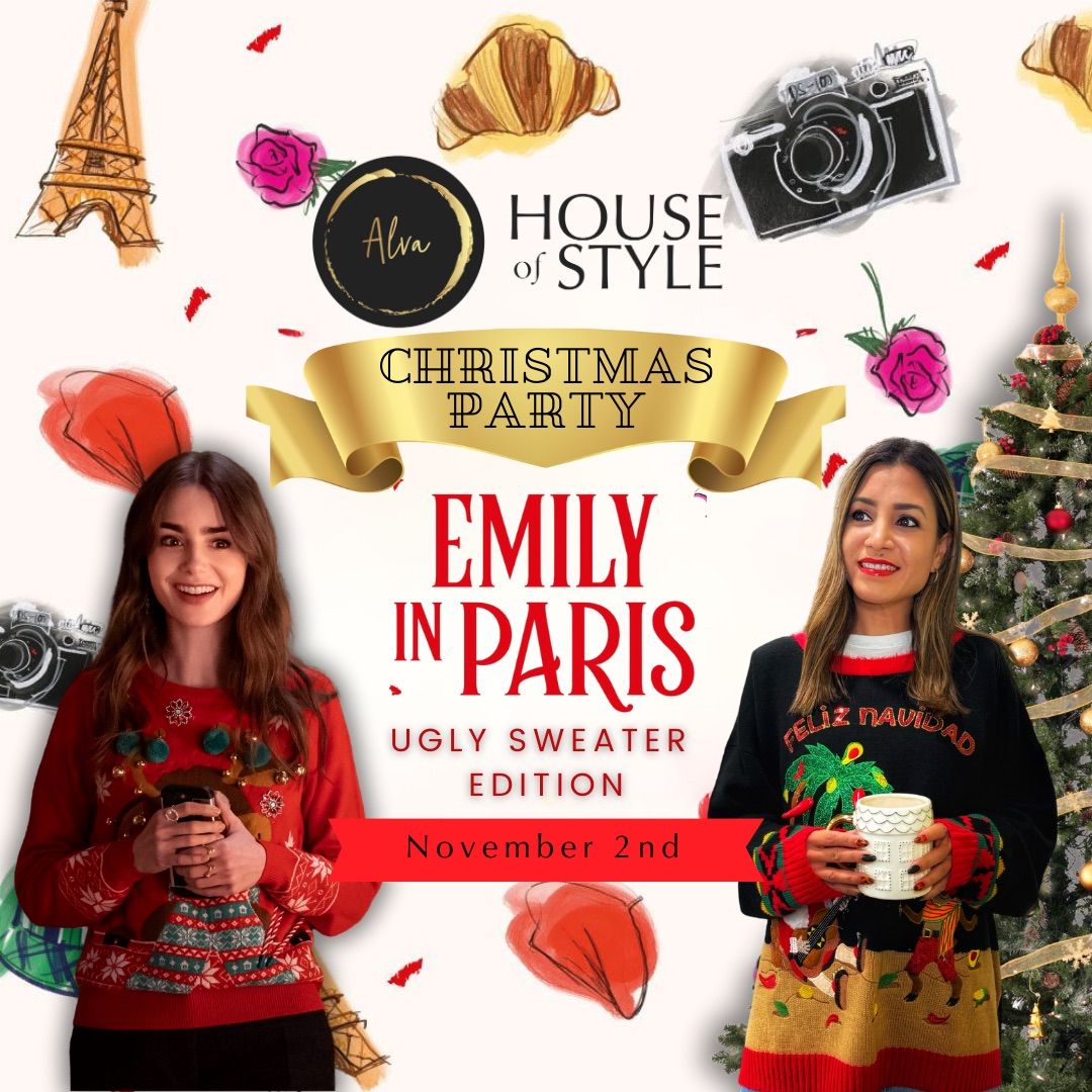 Alva\u2019s Christmas Party \u2013 Emily in Paris Ugly Sweater Edition Featuring New Christmas Decor!