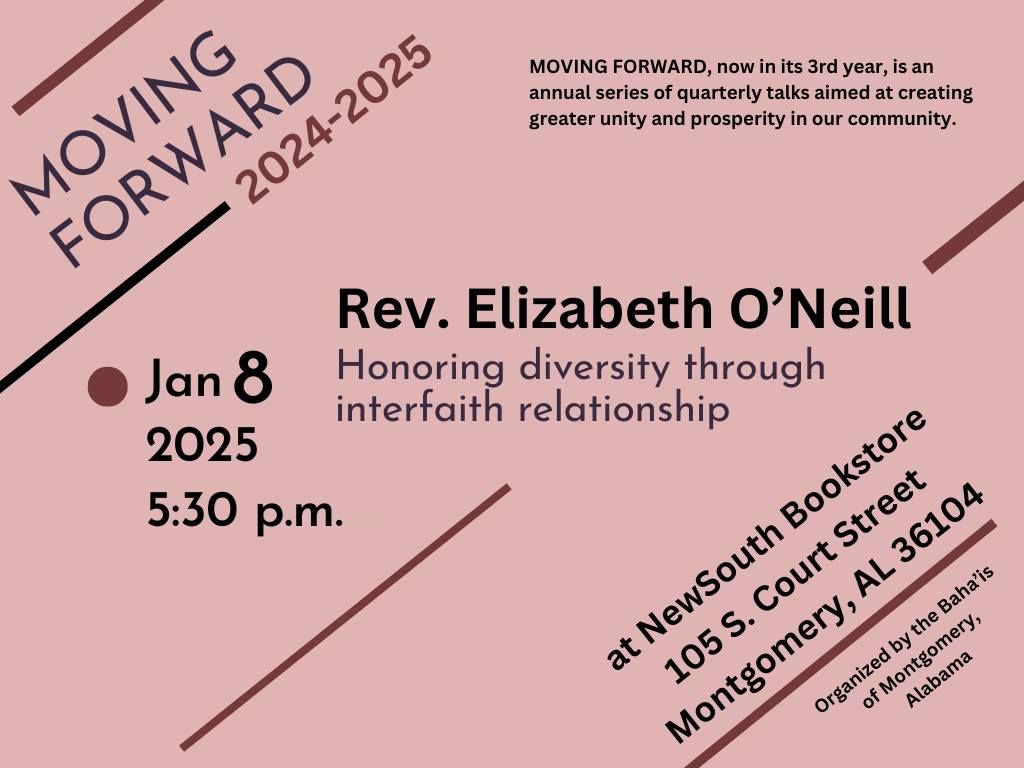 Honoring Diversity through Interfaith Relationships: A Talk by Rev. Elizabeth O'Neill