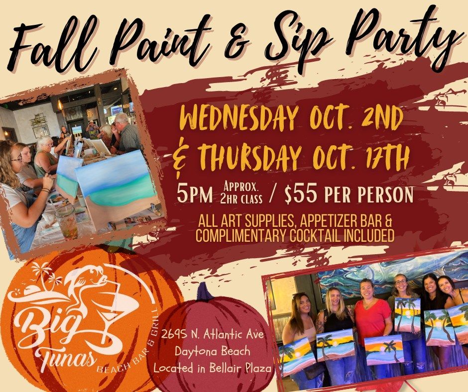 Fall Paint & Sip Party 